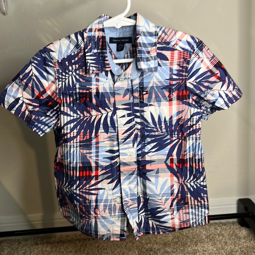 Boys Shirt Tommy Hilfiger Boys Shirt 2-3T Kids Button Down Shirt Kids